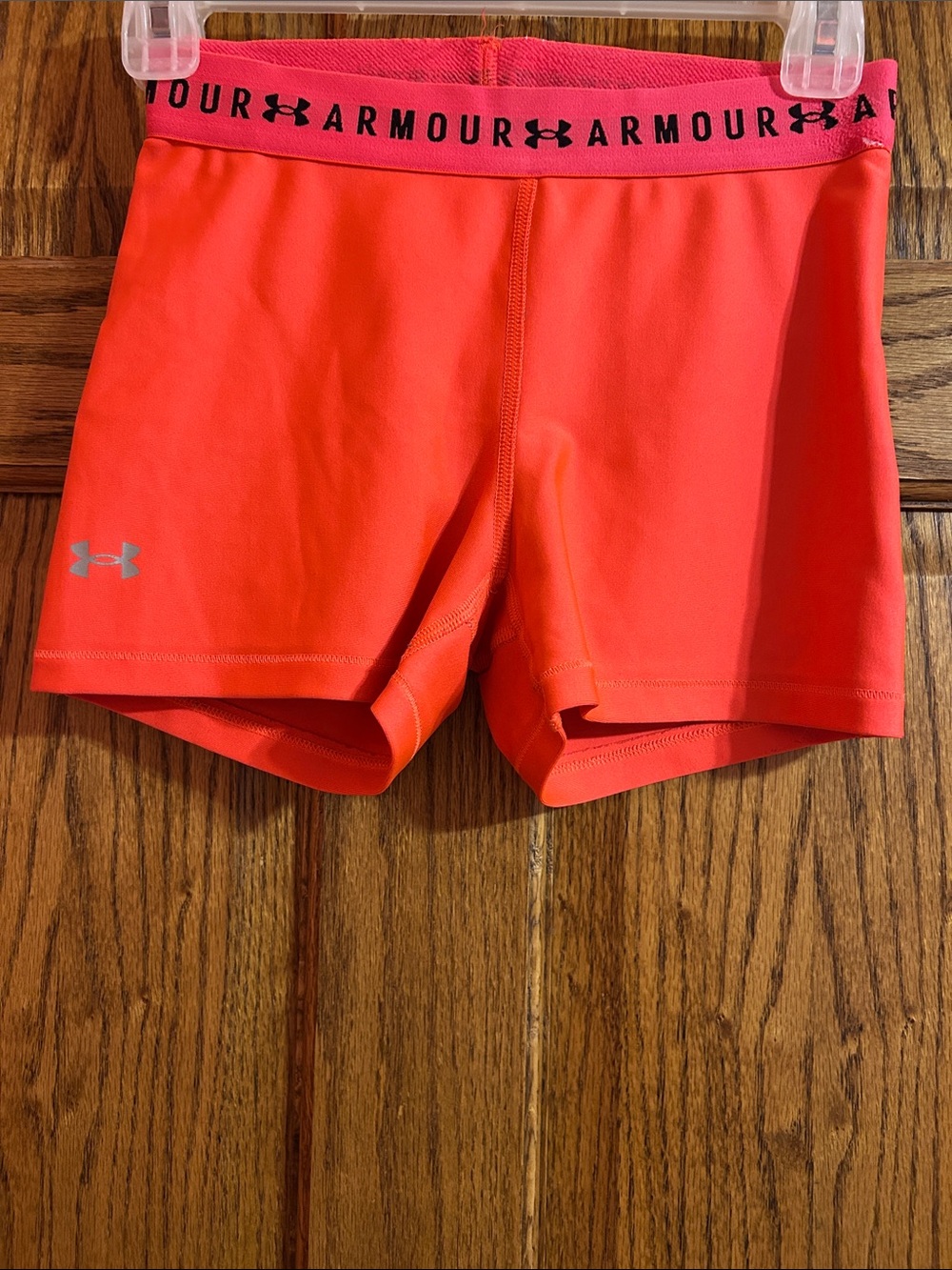 Under Armour Women's Coral Pink Performance Shorts